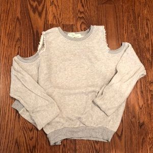 Vintage Havana cut shoulder sweater